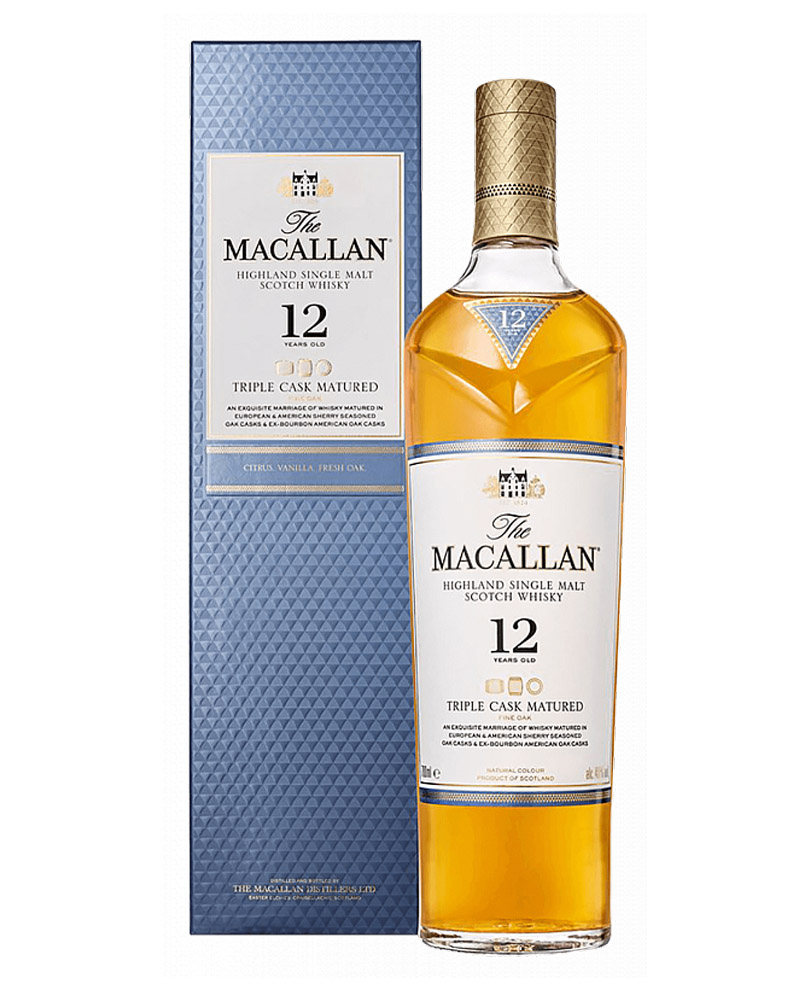 Виски Macallan Triple Cask Matured 12 YO 40% in Box (0,7L) изображение 1