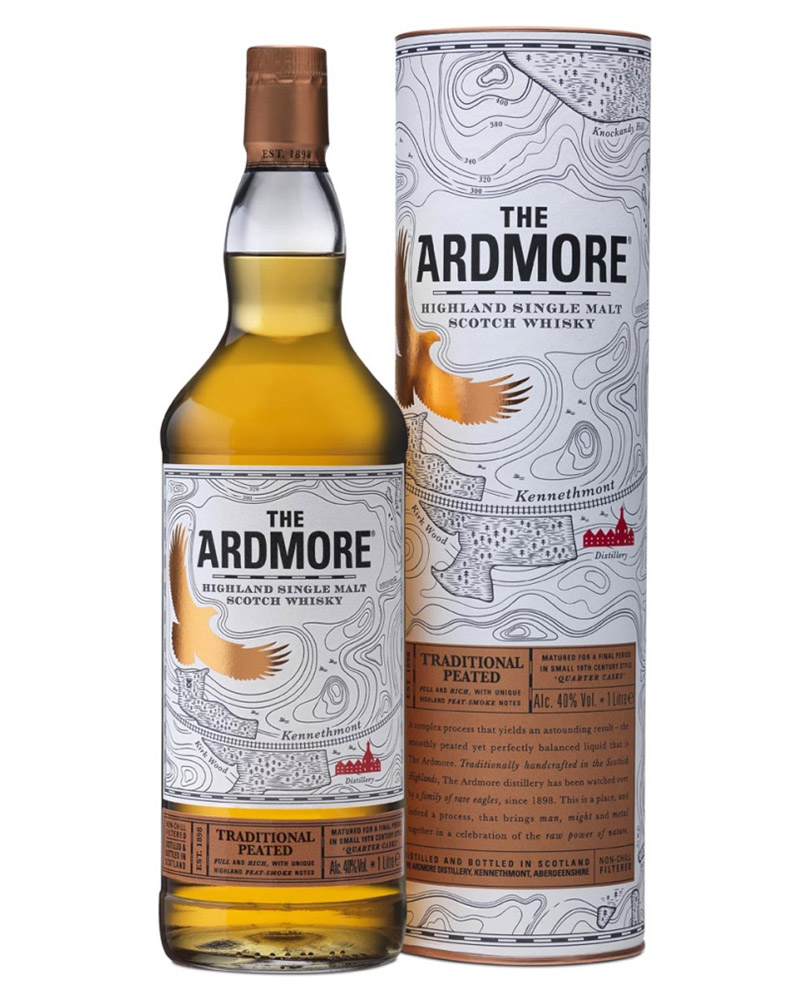 Виски The Ardmore Traditional Peated 40% in Tube (1L) изображение 1