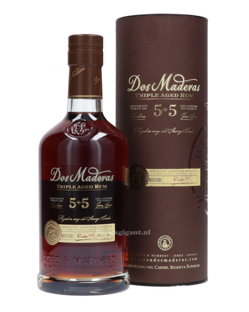 Ром Dos Maderas 5+5 Williams & Humbert 40% in Tube (0,7L) изображение 1