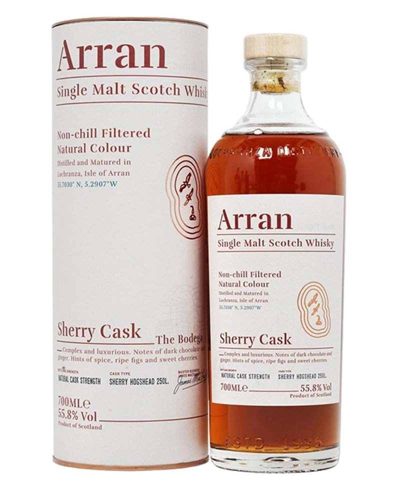 Виски Arran Sherry Cask 55,8% in Tube (0,7L) изображение 1