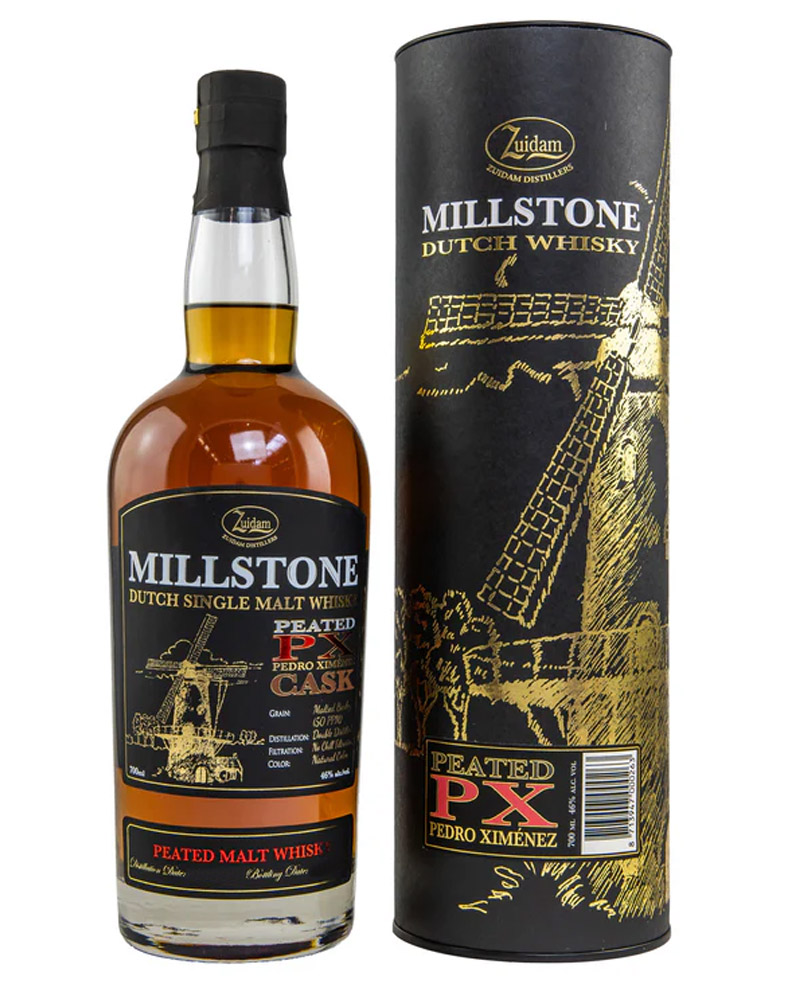 Виски Millstone Dutch Single Malt Peated PX 46% in Tube (0,7L) изображение 1