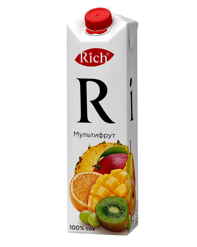 Сок Rich Мультифрут, tetrapaket (1L) изображение 1