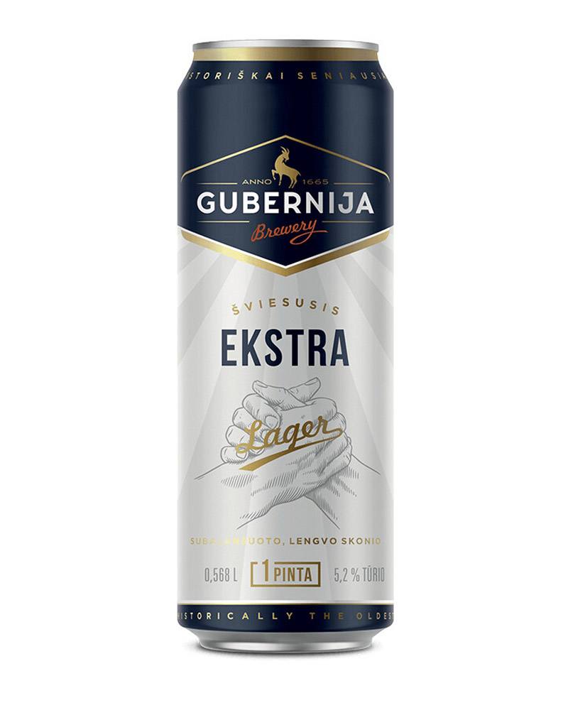 Пиво Gubernija Extra 5,2% Can (0,568L) изображение 1