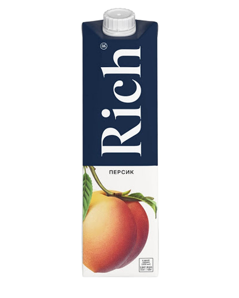 Сок Rich Персик, tetrapaket (1L) изображение 1