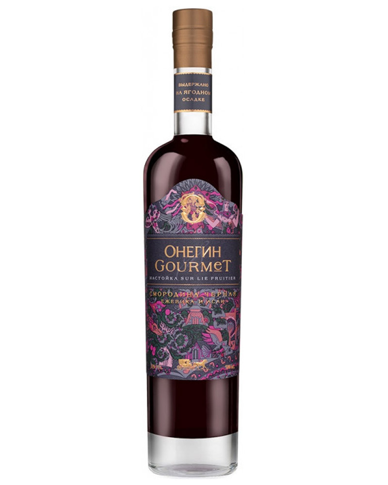 Ликер Онегин Gourmet Черная cмородина, ежевика и асаи 20% (0,5L) изображение 1