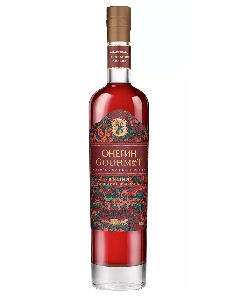 Ликер Онегин Gourmet Вишня, Барбарис и Гранат 20% (0,5L) изображение 1