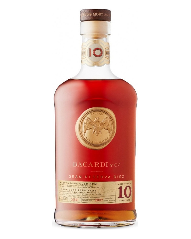 Ром Bacardi Diez 10 YO 40% (0,7L) изображение 1