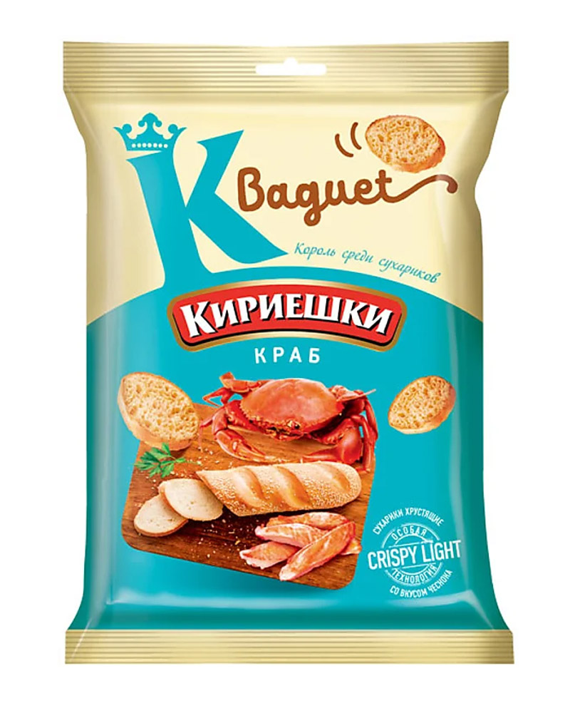 Кириешки Baguet Краб (50 gr) изображение 1