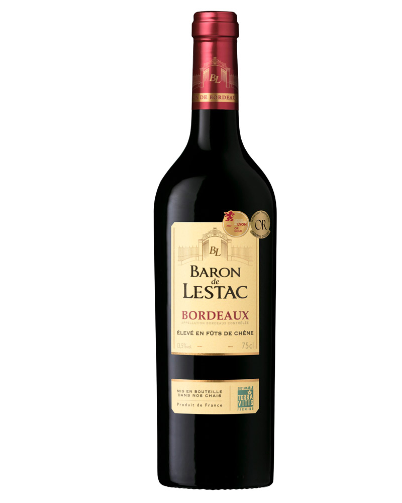 Вино Baron de Lestac Bordeaux Rouge 13,5% (0,75L) изображение 1