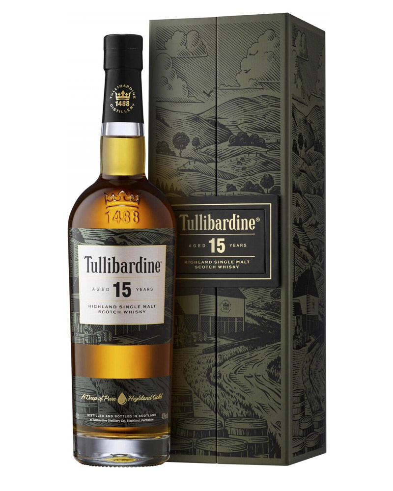 Виски Tullibardine 15 YO 43% in Gift Box (0,7L) изображение 1