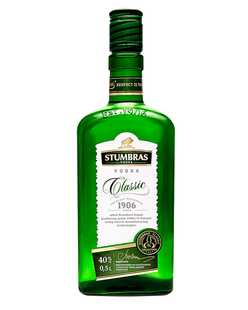 Водка Stumbras Classic 40% (0,5L) изображение 1