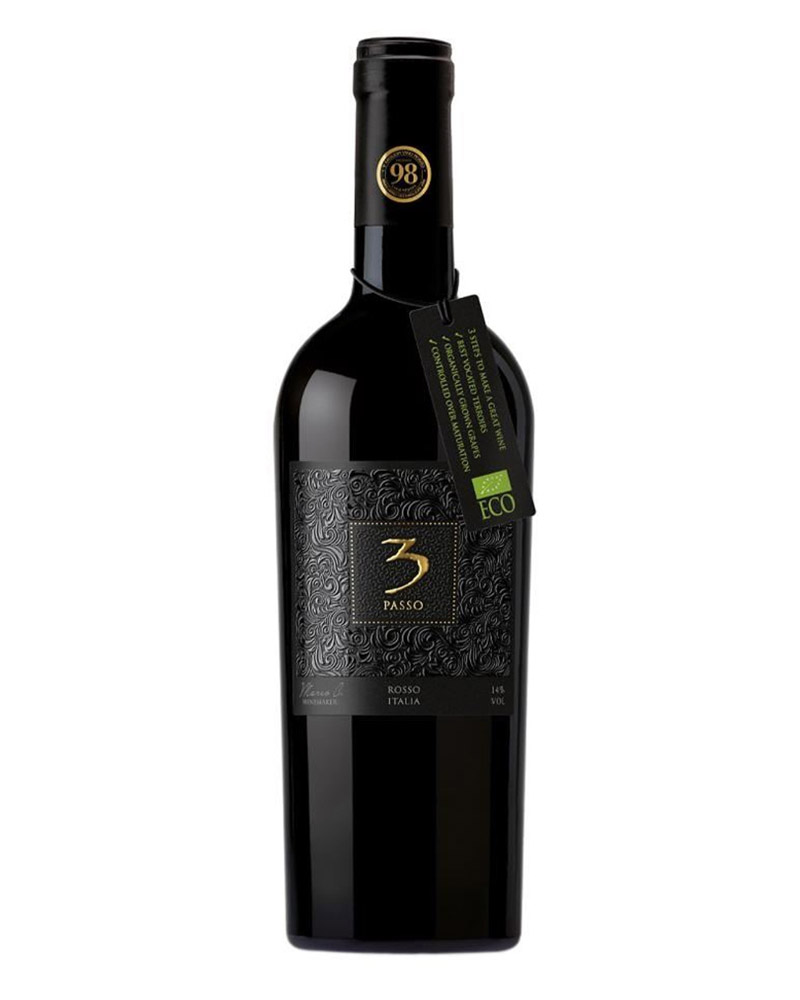 Вино 3 Passo Bio Rosso 14% (0,75L) изображение 1