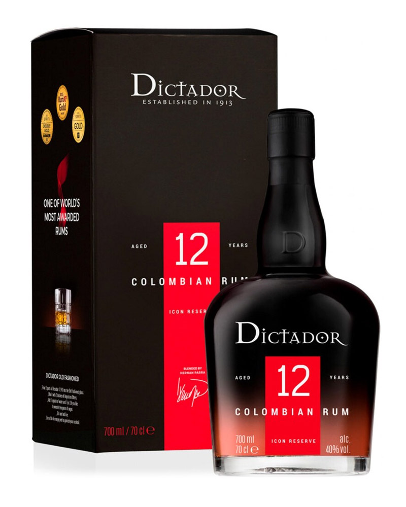 Ром Dictador 12 YO 40% in Box (0,7L) изображение 1