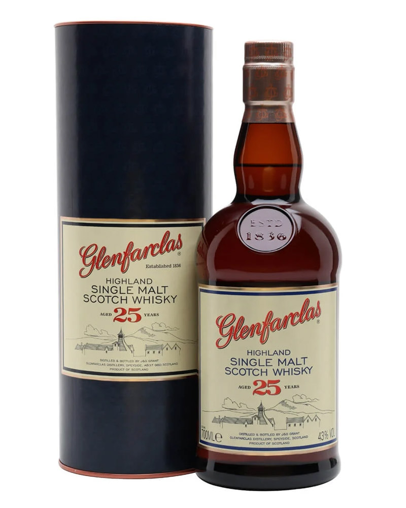 Виски Glenfarclas 25 YO 43% in Tube (0,7L) изображение 1