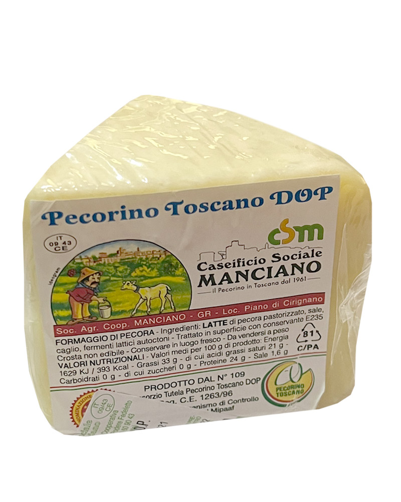 Caseificio Manciano Pecorino Toscano (1000 gr) изображение 1