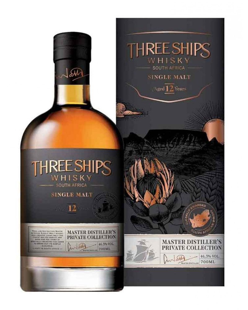 Виски Three Ships 12 YO Single Malt 46,3% in Box (0,7L) изображение 1