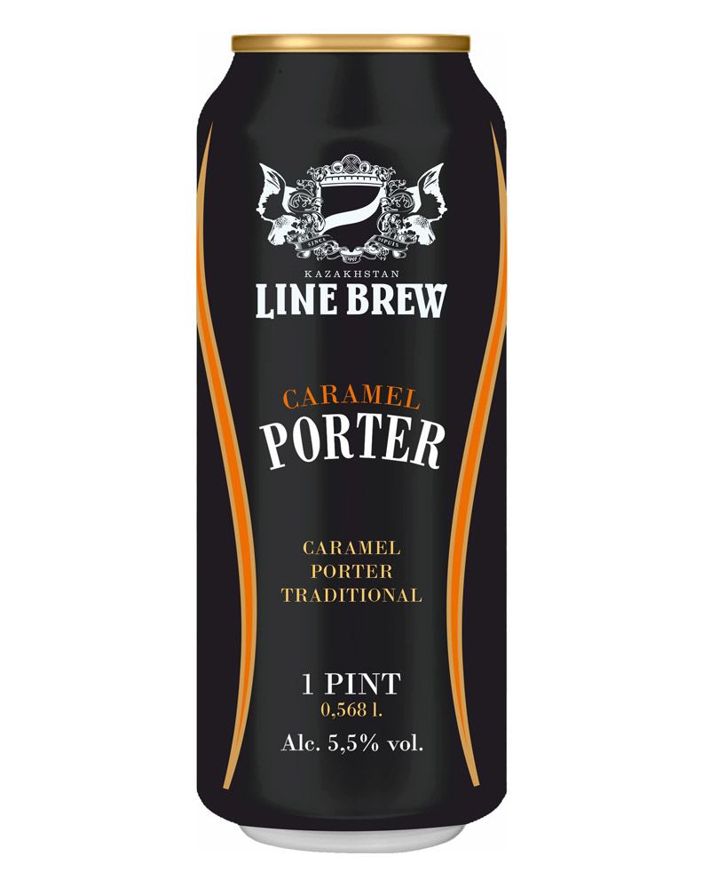 Пиво Line Brew Porter Caramel 5,5% Сan (0,568L) изображение 1