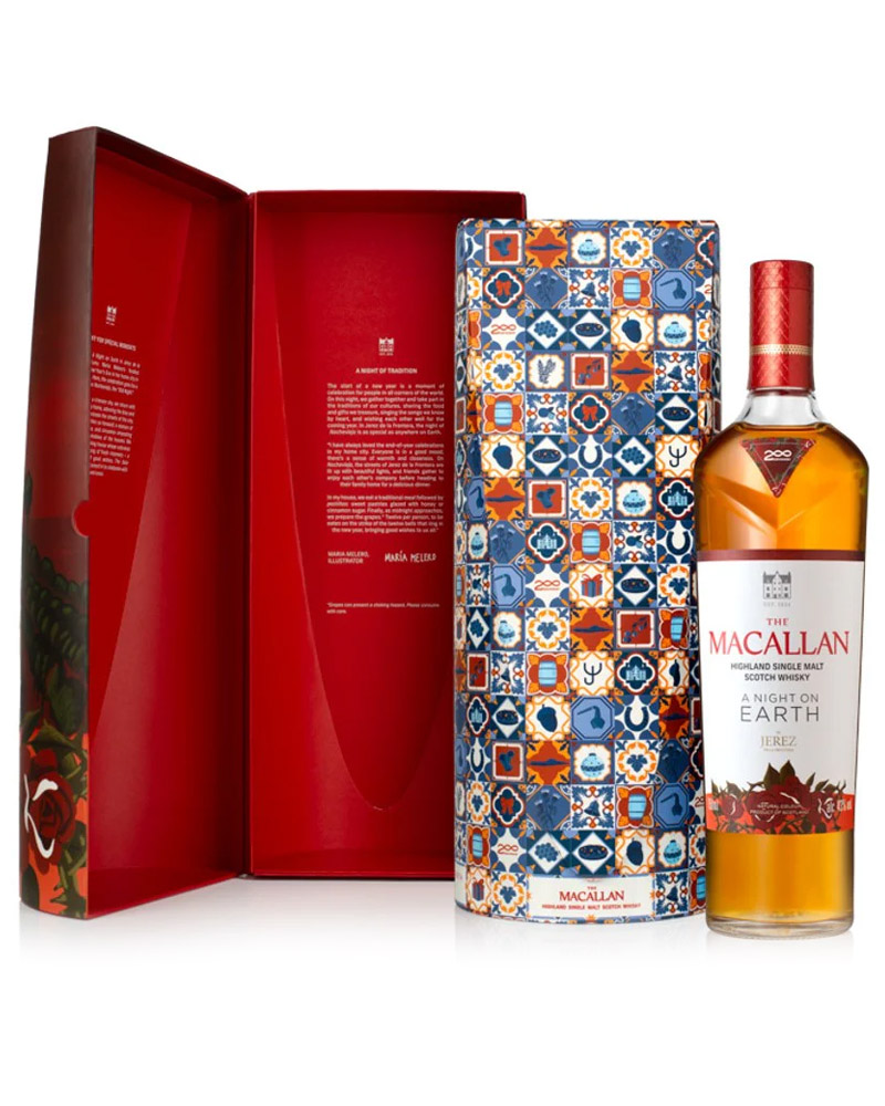 Виски Macallan A Night On Earth In Jerez de la Frontera 43% in Gift Box (0,7L) изображение 1