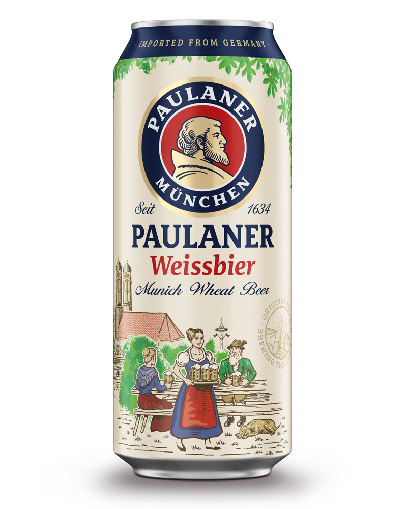 Пиво Paulaner Hefe-Weissbier Naturtrub 5,5% Can (0,5L) изображение 1