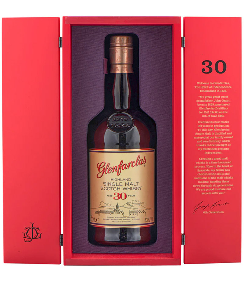 Виски Glenfarclas 30 YO 43% in Wooden Box (0,7L) изображение 1