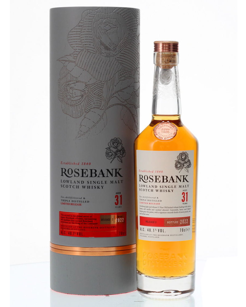 Виски Rosebank Lowland Single Malt 31 YO 48,1% in Tube (0,7L) изображение 1