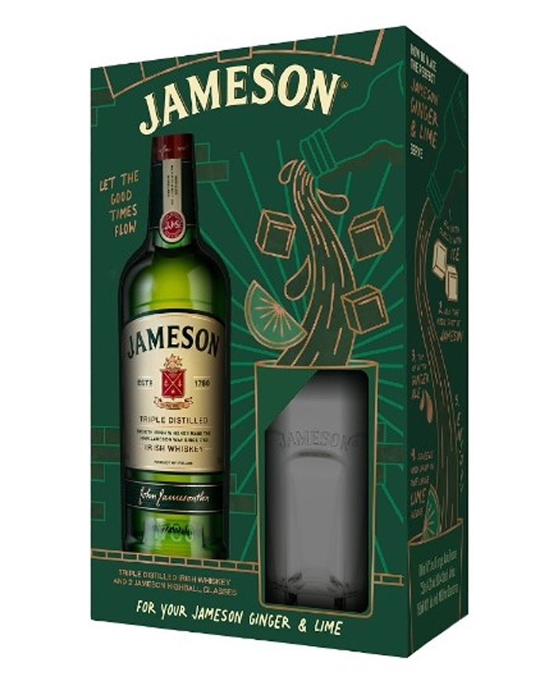 Виски Jameson Irish Whiskey 40% + 1 Glass (0,7L) изображение 1