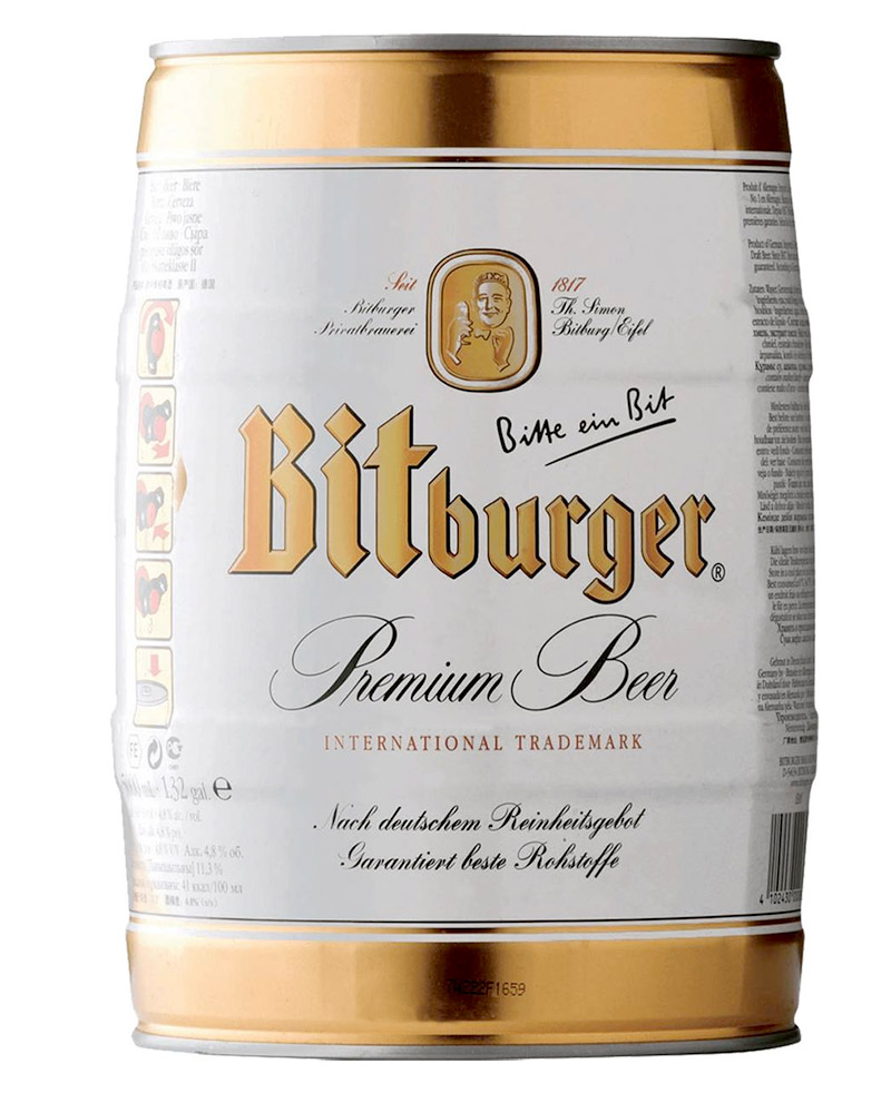 Пиво Bitburger Premium 4,8% Can (5L) изображение 1