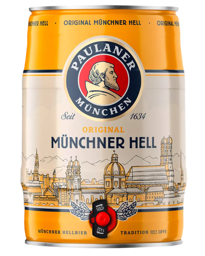 Пиво Paulaner, Original Munchner Hell 4,9% Can (5L) изображение 1