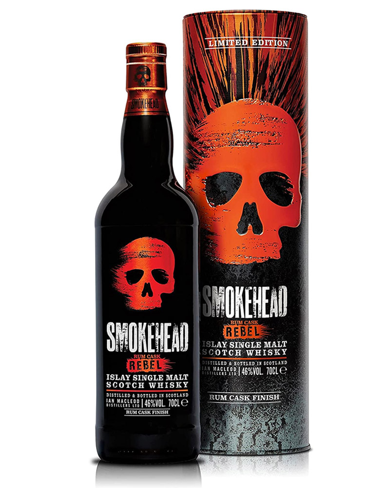 Виски Smokehead Rum Cask Rebel 46% in Tube (0,7L) изображение 1