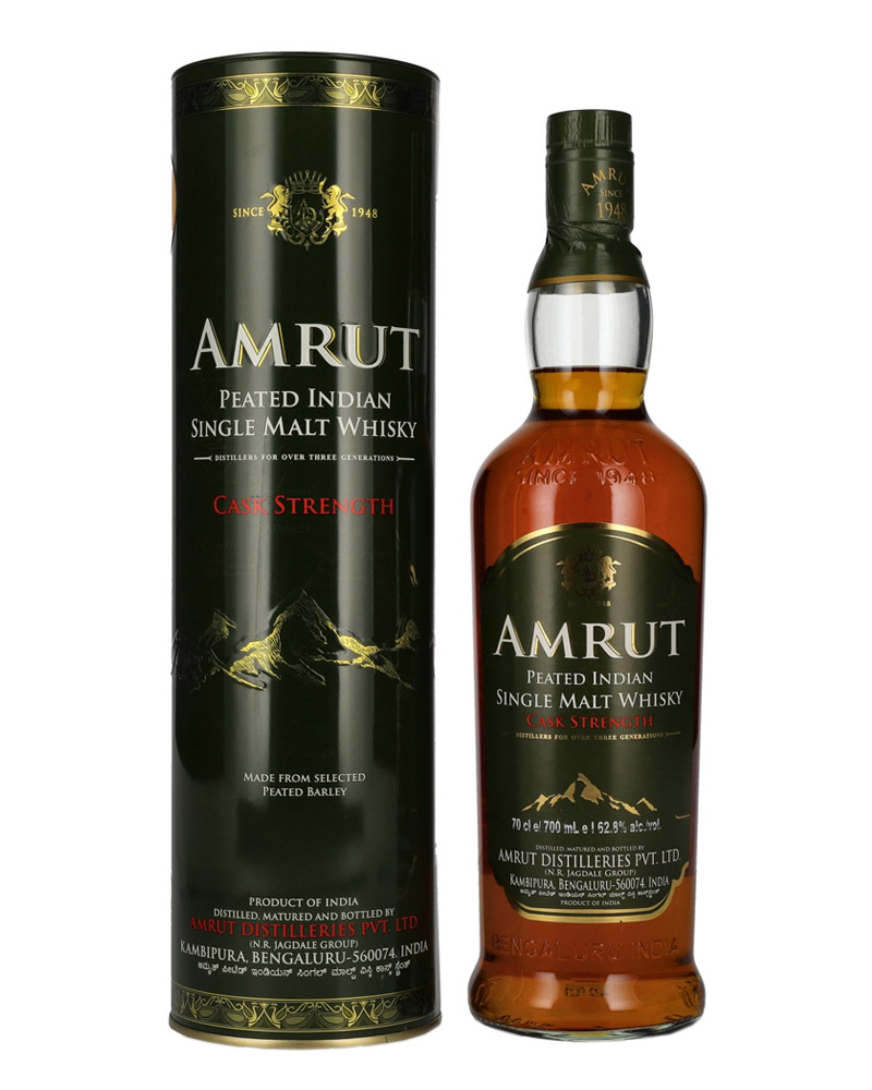 Виски Amrut Peated Cask Strength 62,8% in Tube (0,7L) изображение 1