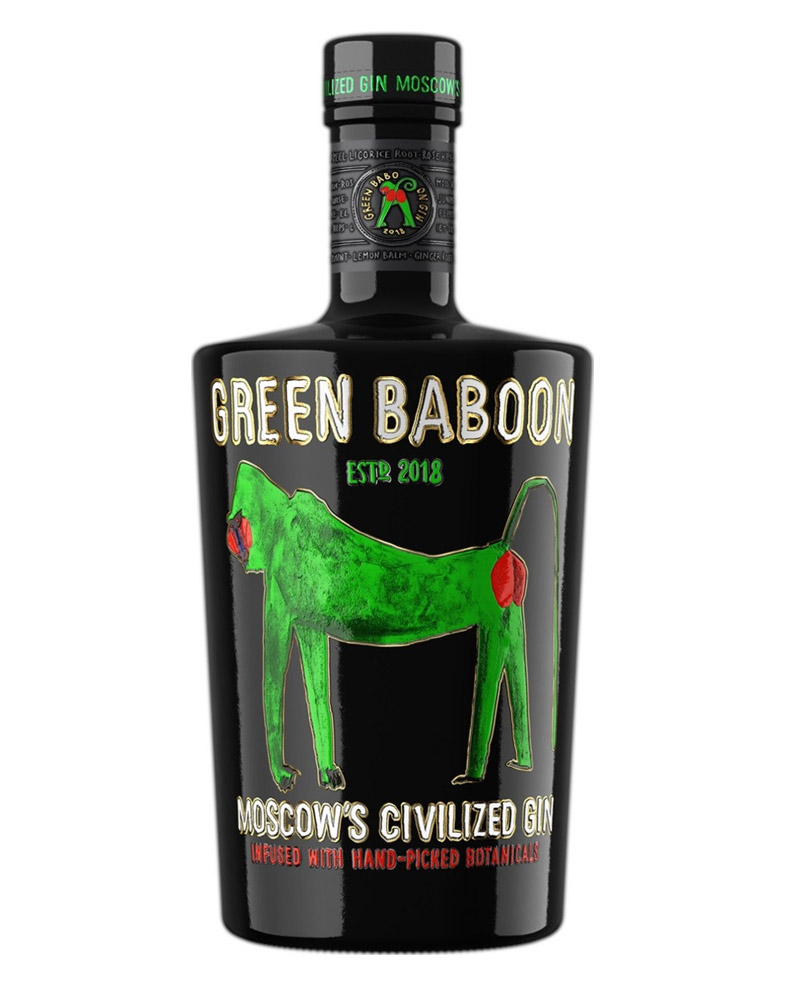 Джин Green Baboon 43% (0,5L) изображение 1