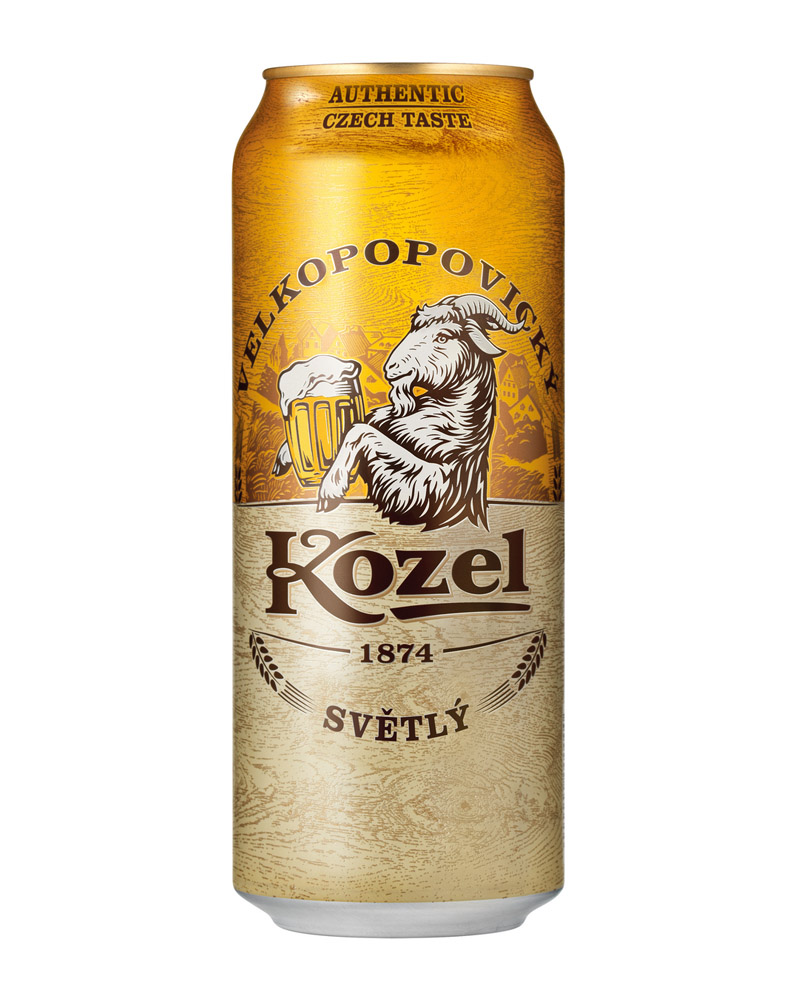 Пиво Kozel Velkopopovicky Svetly 4% Can (0,5L) изображение 1