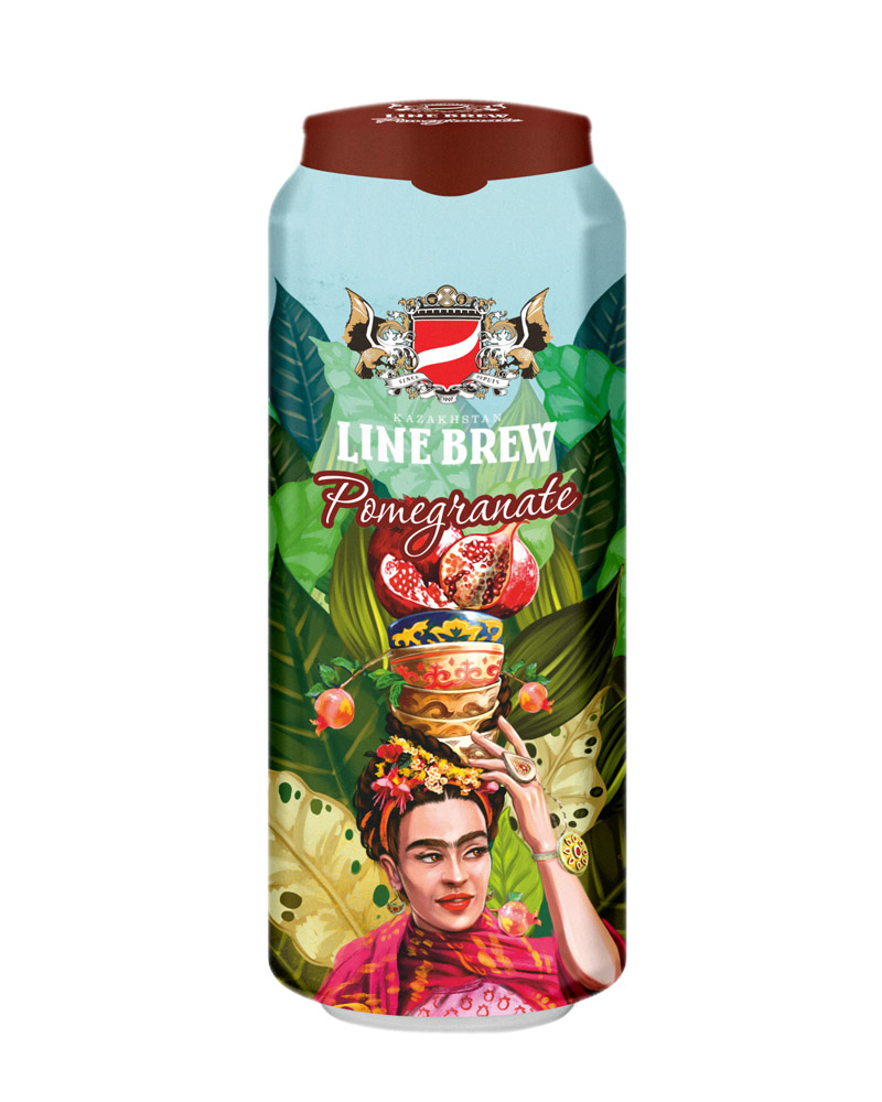 Пиво Line Brew Pomegranate 4,5% Can (0,568L) изображение 1