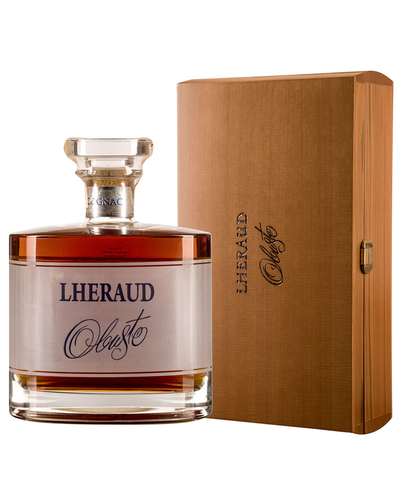 Коньяк Lheraud Obusto 42% in Wooden Box (0,7L) изображение 1