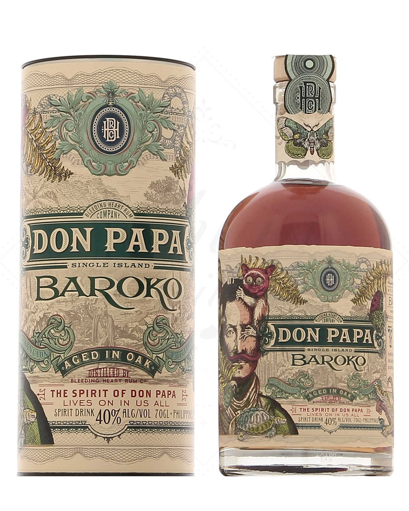 Ром Don Papa Baroko 40% in Tube (0,7L) изображение 1