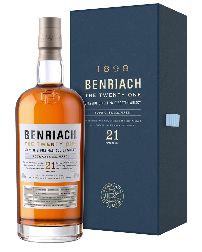 Виски BenRiach 21 YO 46% in Box (0,7L) изображение 1