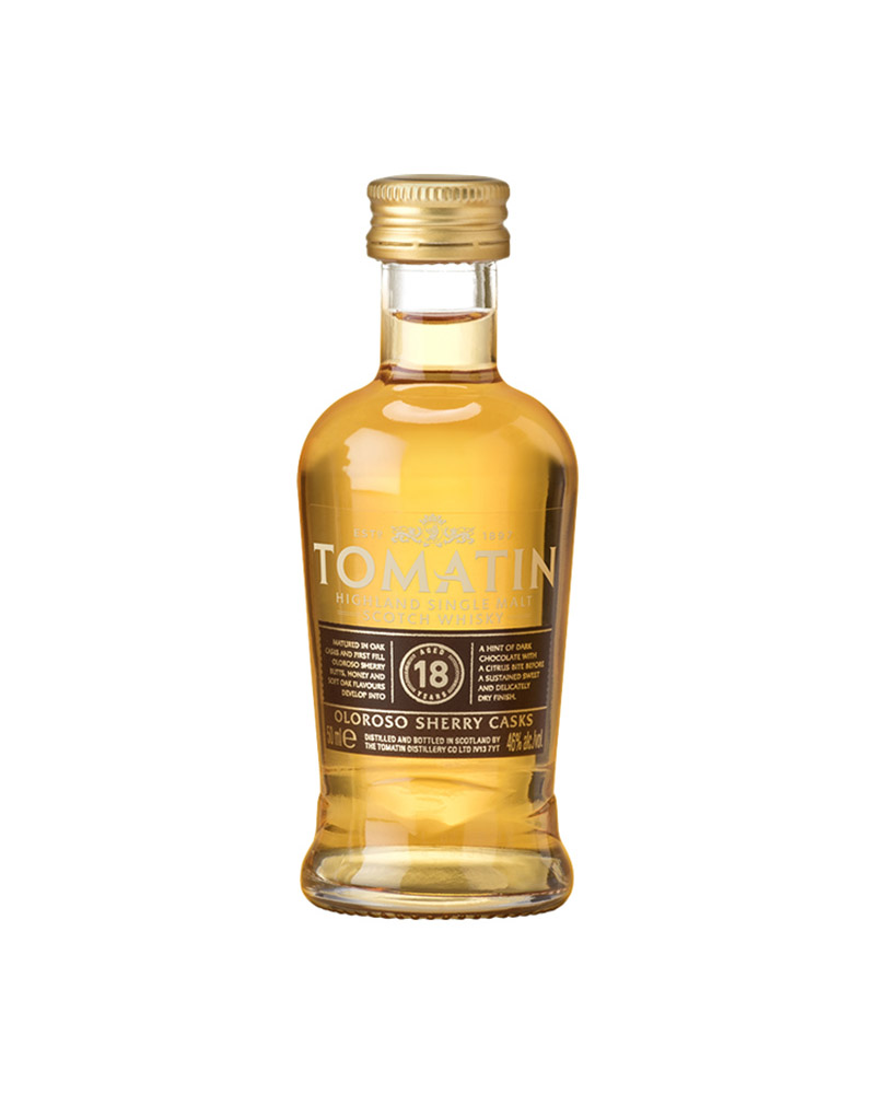 Виски Tomatin 18 YO 46% in Box (0,05L) изображение 1