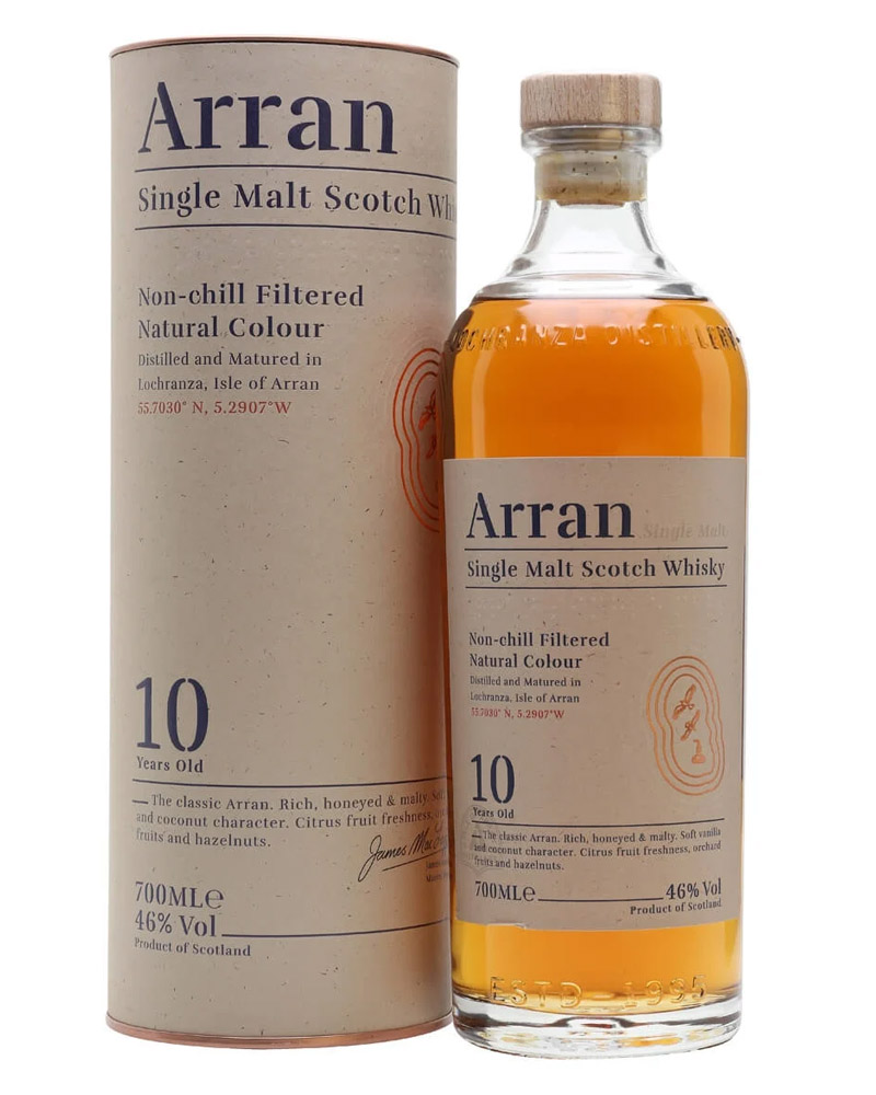 Виски Arran 10 YO Single Malt 46% in Tube (0,7L) изображение 1