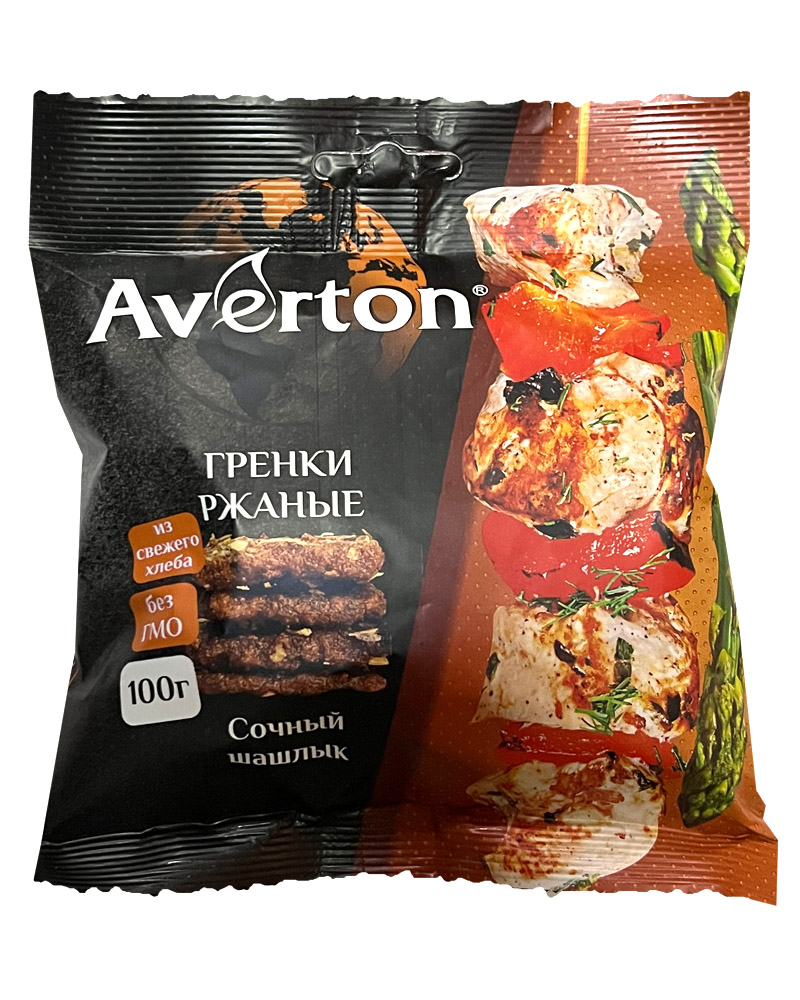 Averton Гренки ржаные Шашлык (0,1kg) изображение 1