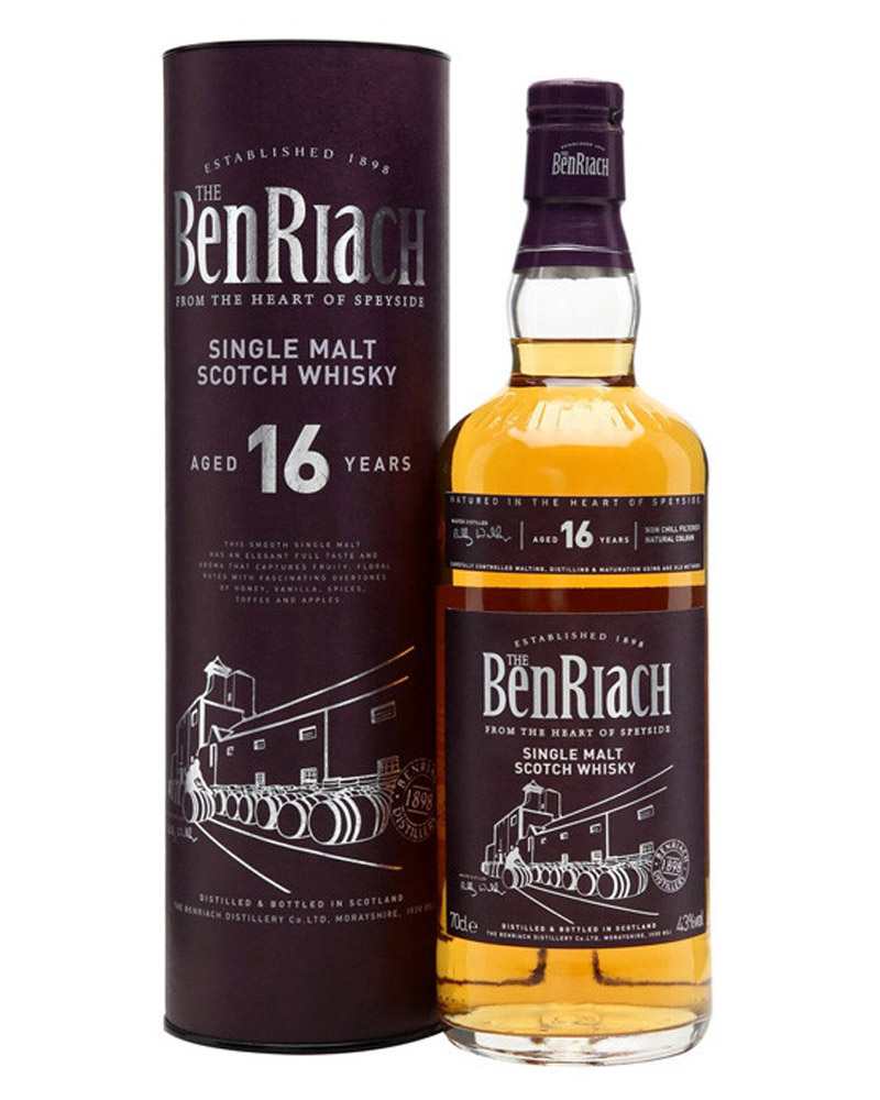 Виски BenRiach 16 YO 43% in Tube (0,7L) изображение 1