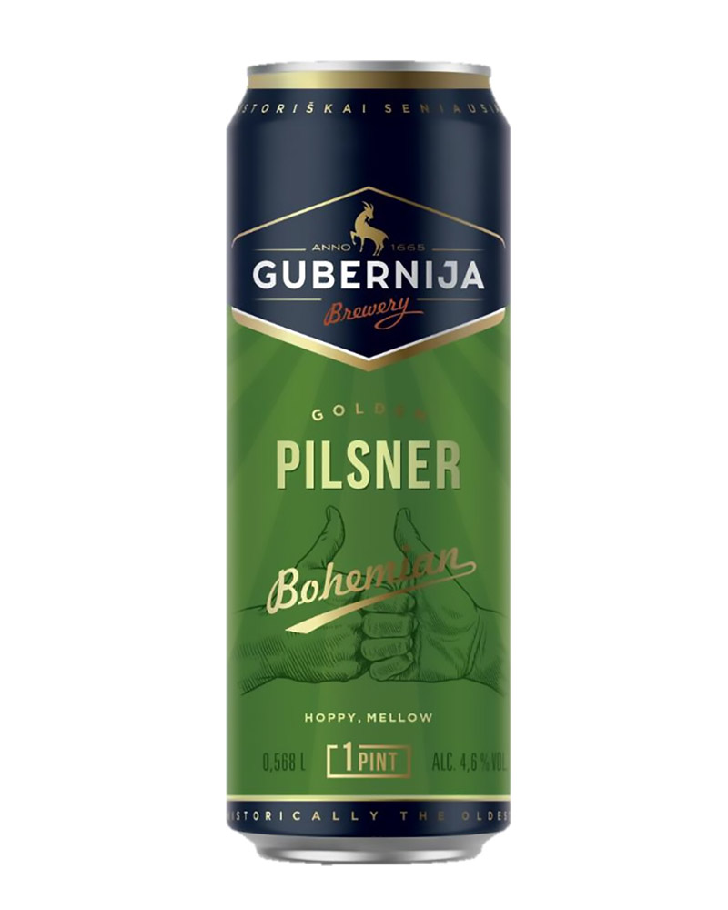 Пиво Gubernija Pilsner 4,6% Can (0,568L) изображение 1