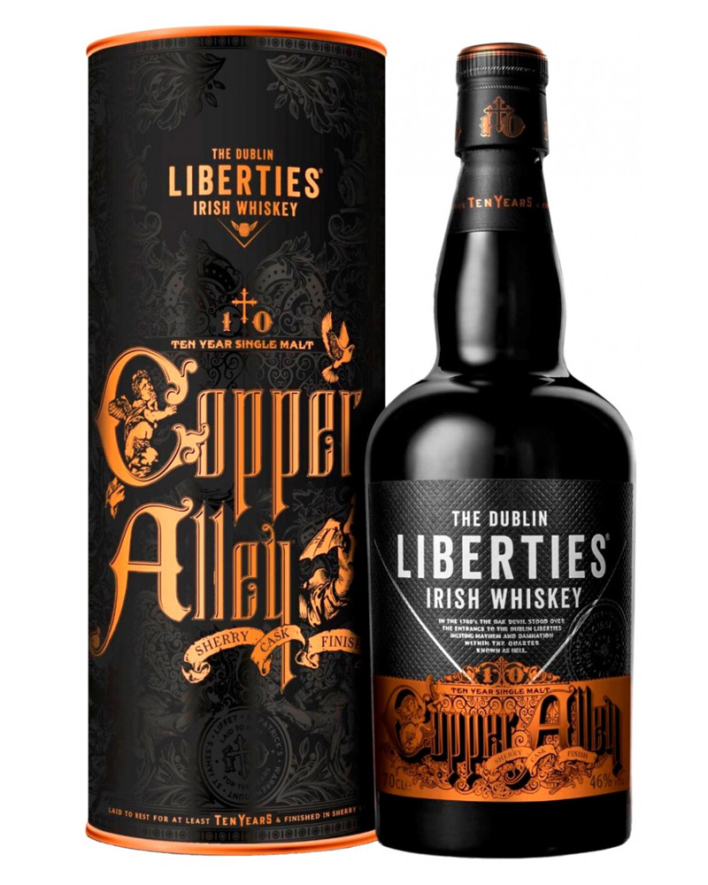 Виски The Dublin Liberties 10 YO Copper Alley 46% in Tube (0,7L) изображение 1