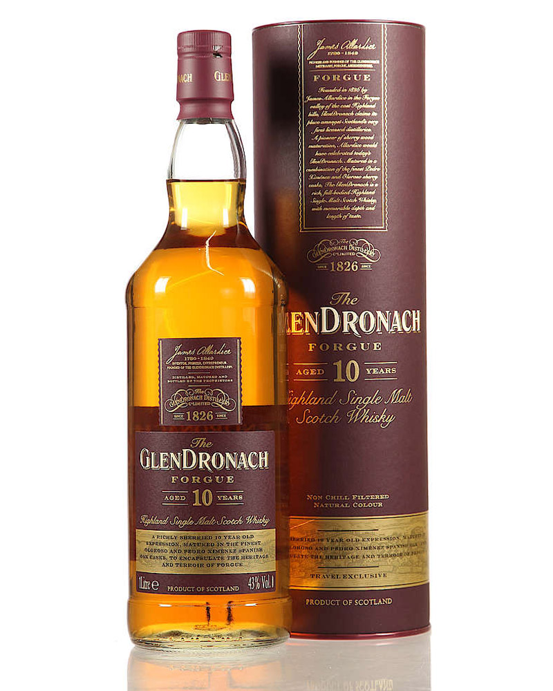 Виски GlenDronach Forgue 10 YO 43% in Tube (1L) изображение 1