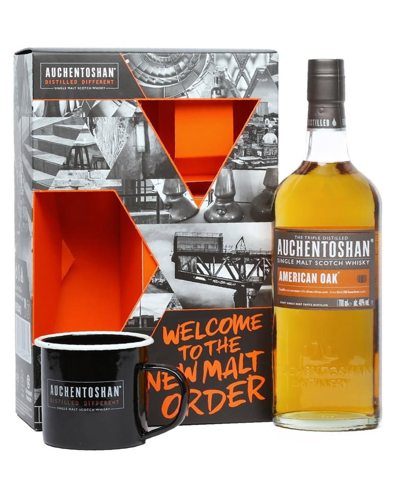 Виски Auchentoshan American Oak 40% + 2 Glass (0,7L) изображение 1