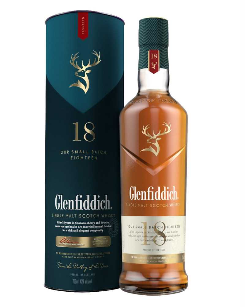 Виски Glenfiddich 18 YO 40% in Tube (0,7L) изображение 1