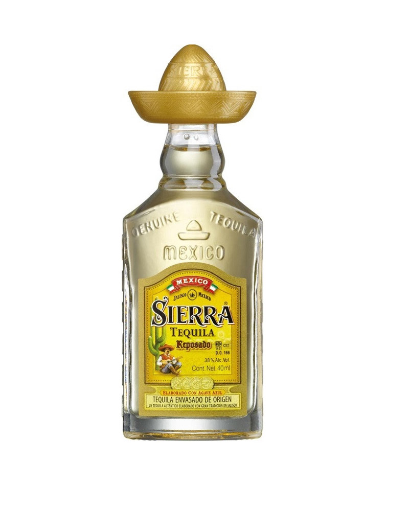 Текила Sierra Reposado Gold 38% (0,04L) изображение 1