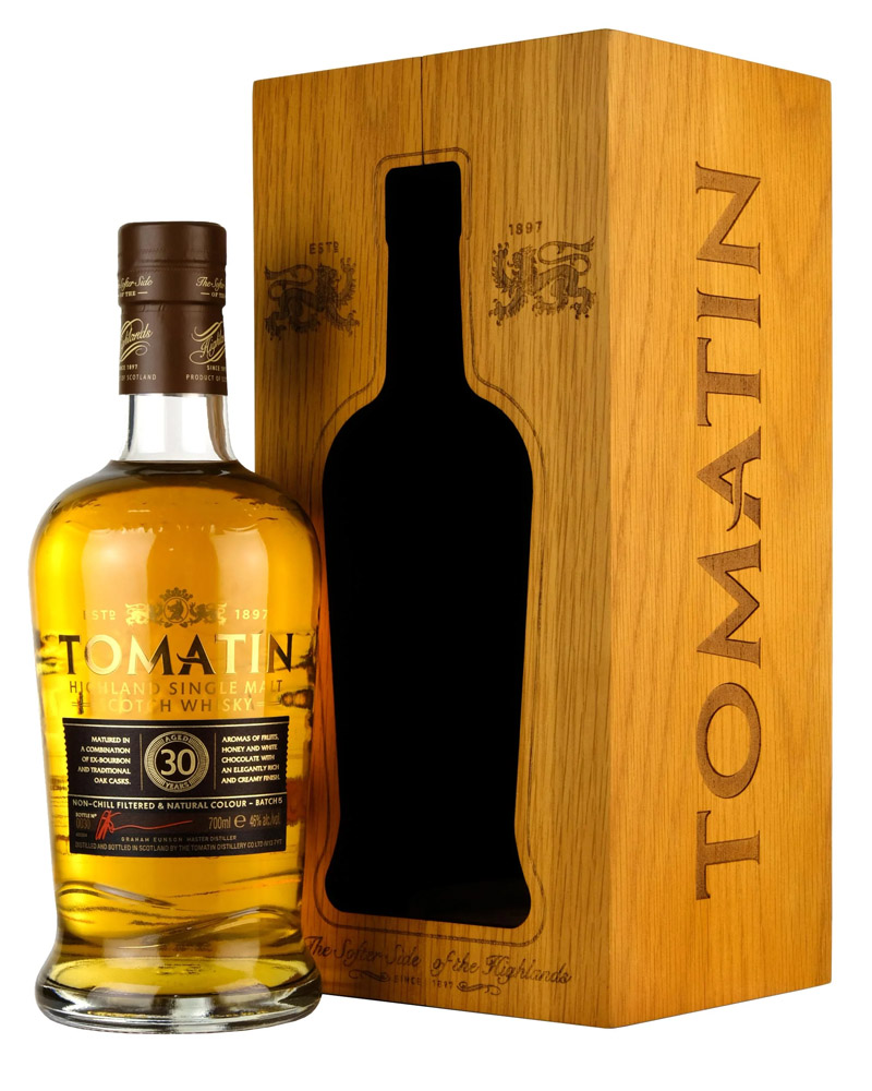 Виски Tomatin 30 YO 46% in Wooden Box (0,7L) изображение 1