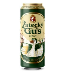 Zatecky Gus Svetle 4,6%, Can