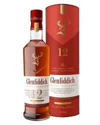 картинка Виски Glenfiddich 12 YO Sherry Cask 43% in Tube (0,7L)