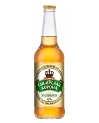 фото Пиво Сибирская Корона Золотистое 4,2% Glass (0,45L)